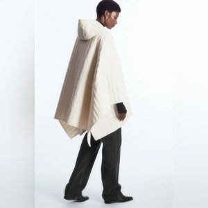 NWT COS Padded Hooded Poncho - O/S